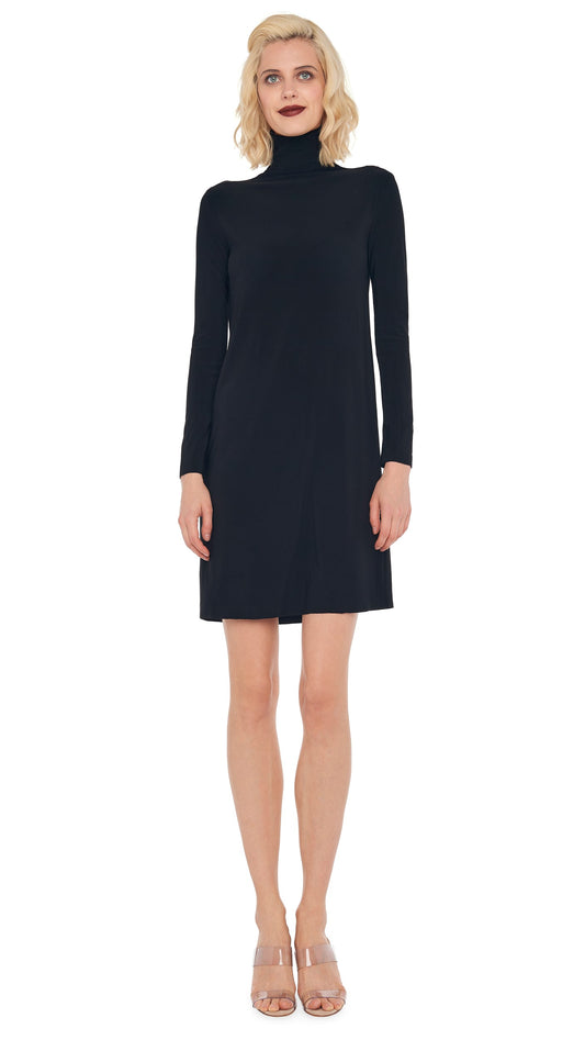 Norma Kamali TURTLENECK DRESS TO KNEE