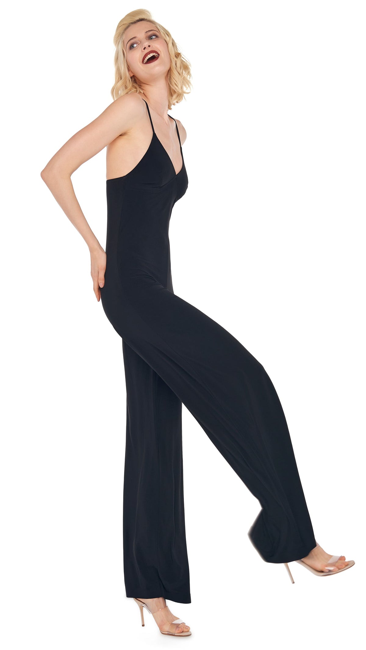 Norma Kamali SLIP JUMPSUIT