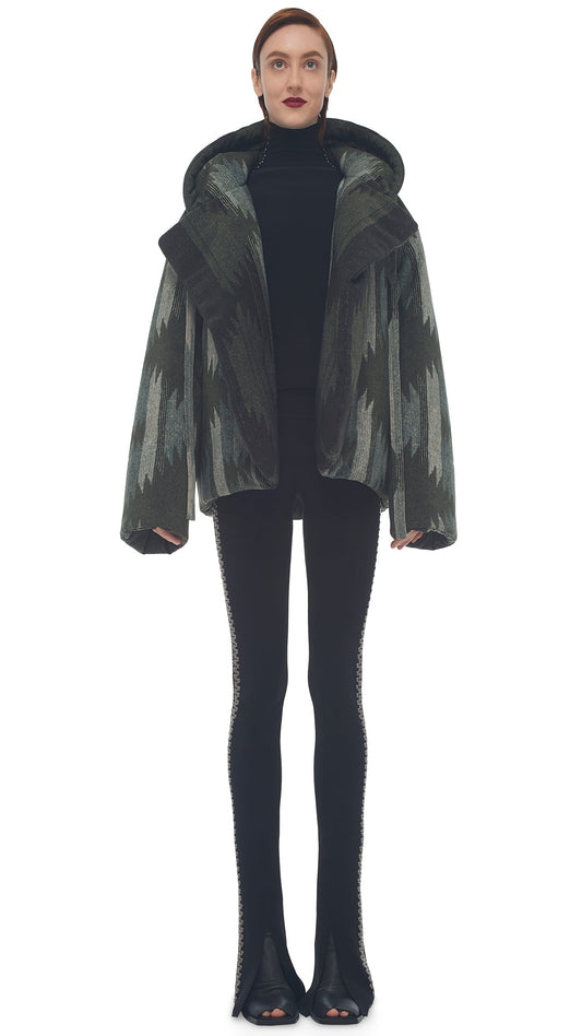 Norma Kamali HOODED SLEEPING BAG JACKET