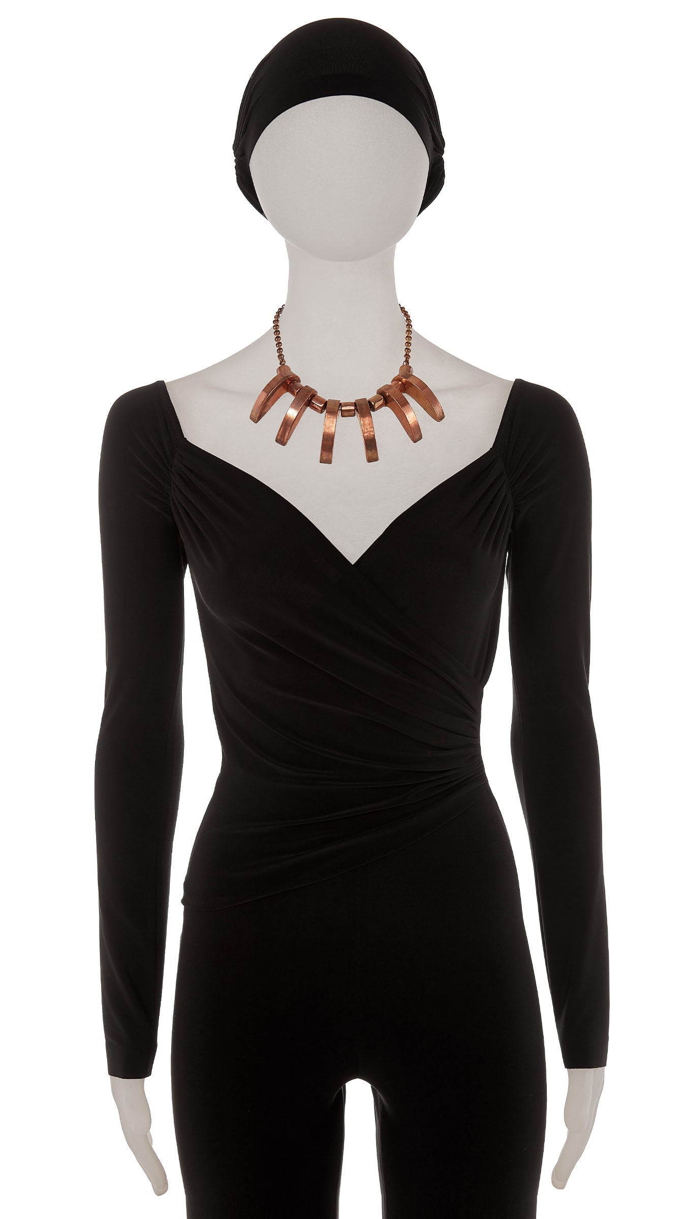 Norma Kamali COLORED BRASS NECKLACE