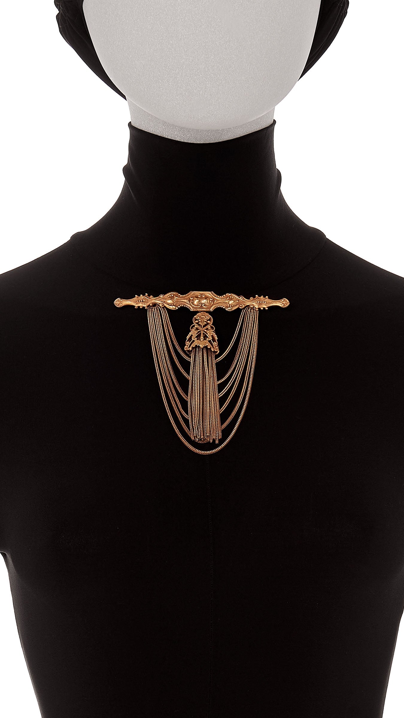 Norma Kamali CHAIN DROP BROOCH