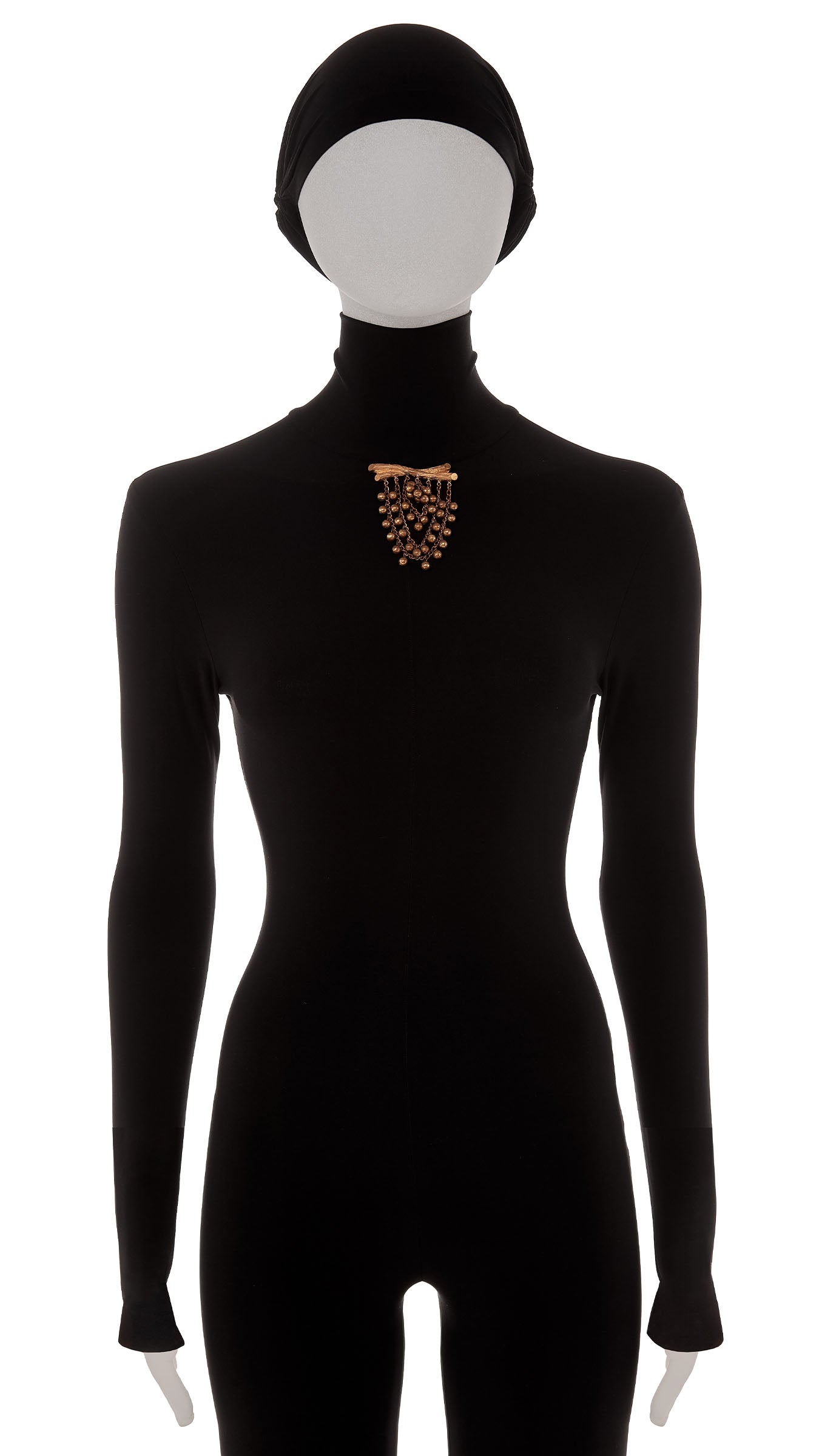 Norma Kamali TIERED DROP BROOCH