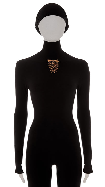 Norma Kamali TIERED DROP BROOCH