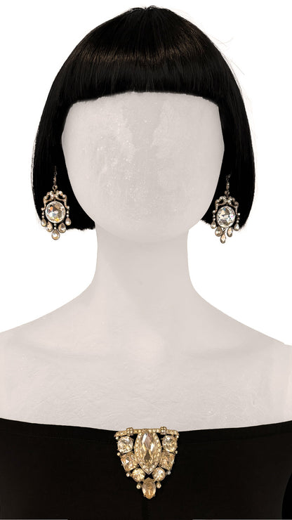 Norma Kamali EISENBERG STONE BROOCH