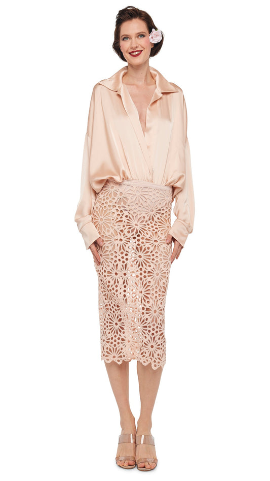 Norma Kamali SUPER OS BF NK SHIRT BODYSUIT