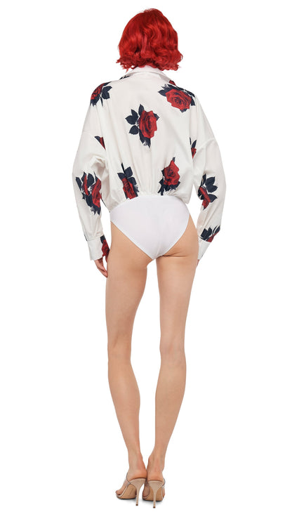 Norma Kamali SUPER OS BF NK SHIRT BODYSUIT